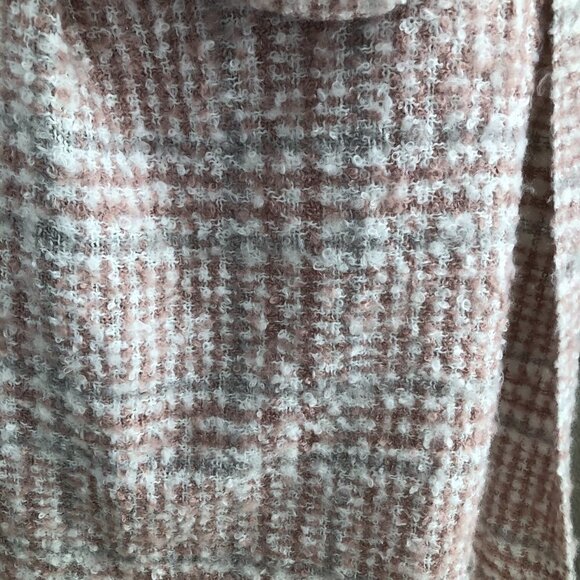 Beeline Chunky Knit Plaid Scarf - Balletcore - Picture 4 of 6